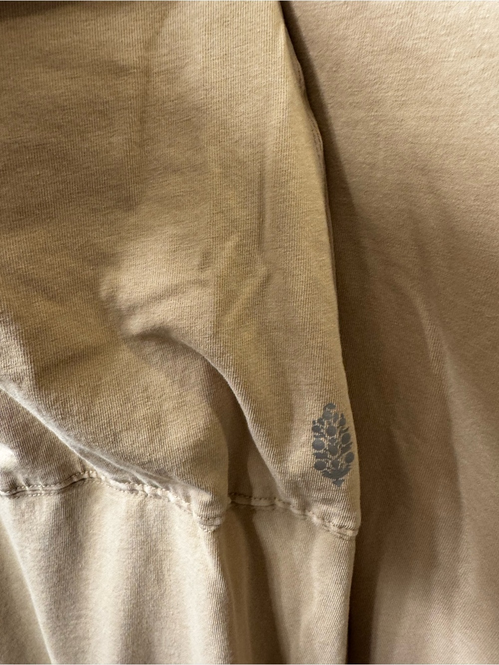 Free People FP Movement Hot Shot Onesie Mocha Latte Slouchy Jumpsuit Sz M - Picture 10 of 11